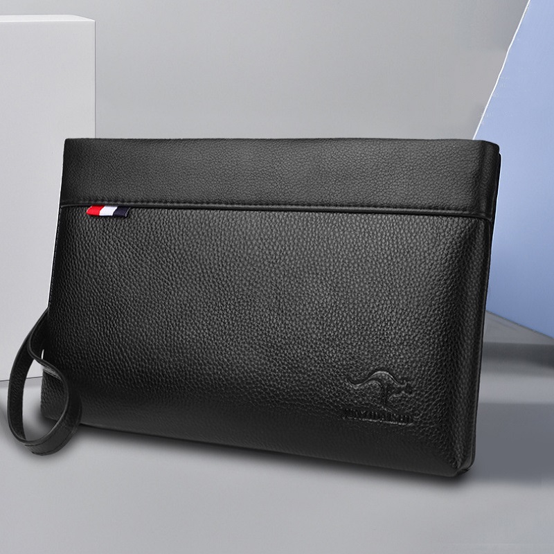 Console Retro Gaming Portable - Tas Genggam Pria Bisnis Kapasitas Besar