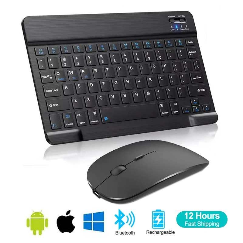 Retro Gaming Corps - Keyboard Nirkabel Bluetooth Bahasa Spanyol Prancis