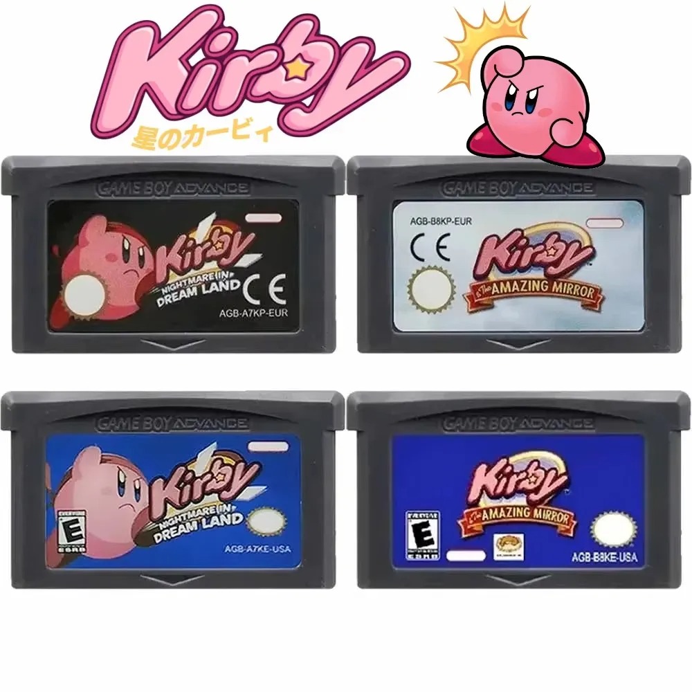 Retro Game Card - Kartrid Video Game Kirby Untuk Konsol