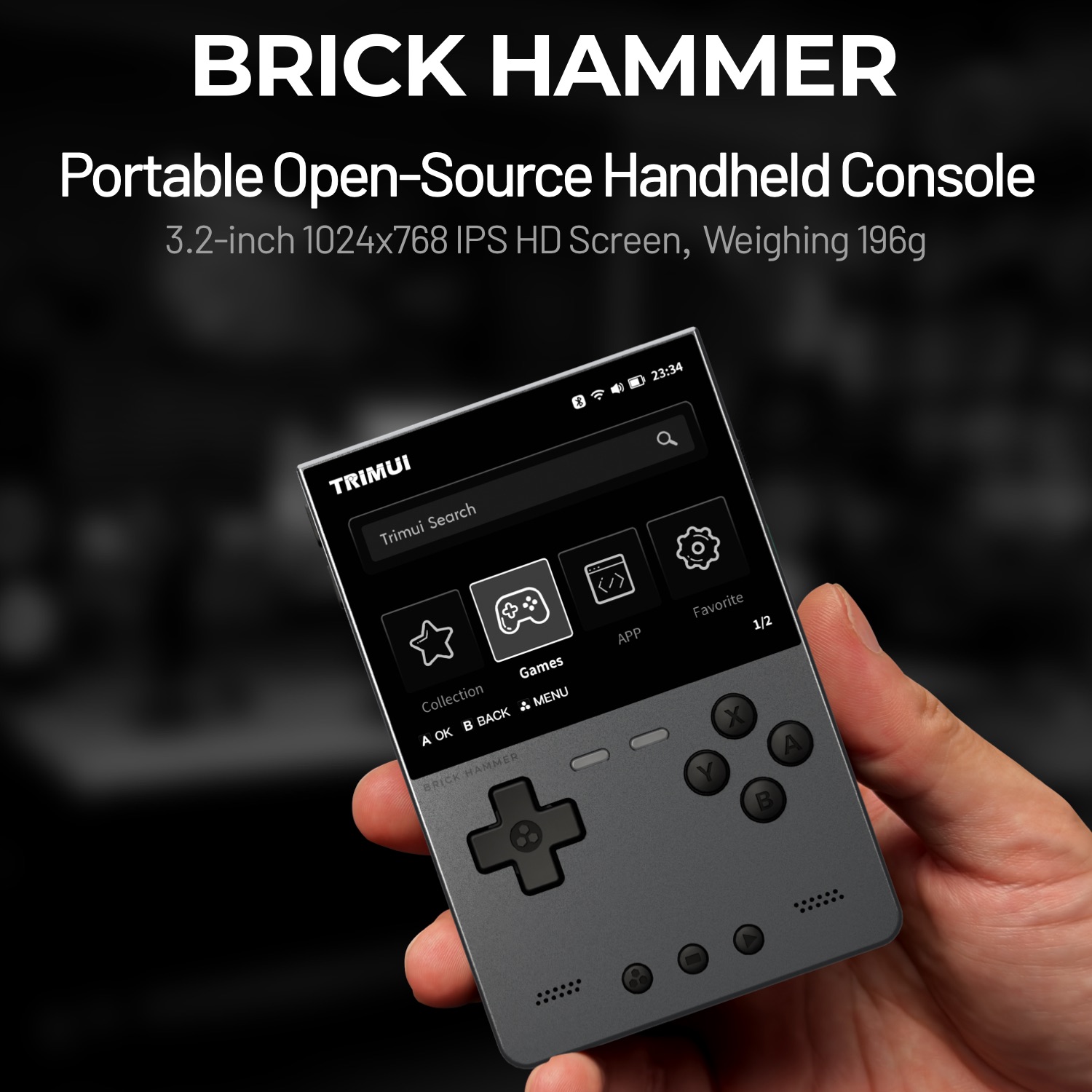 Retro Gaming Linux - TRIMUI BRICK HAMMER Konsol Game Genggam
