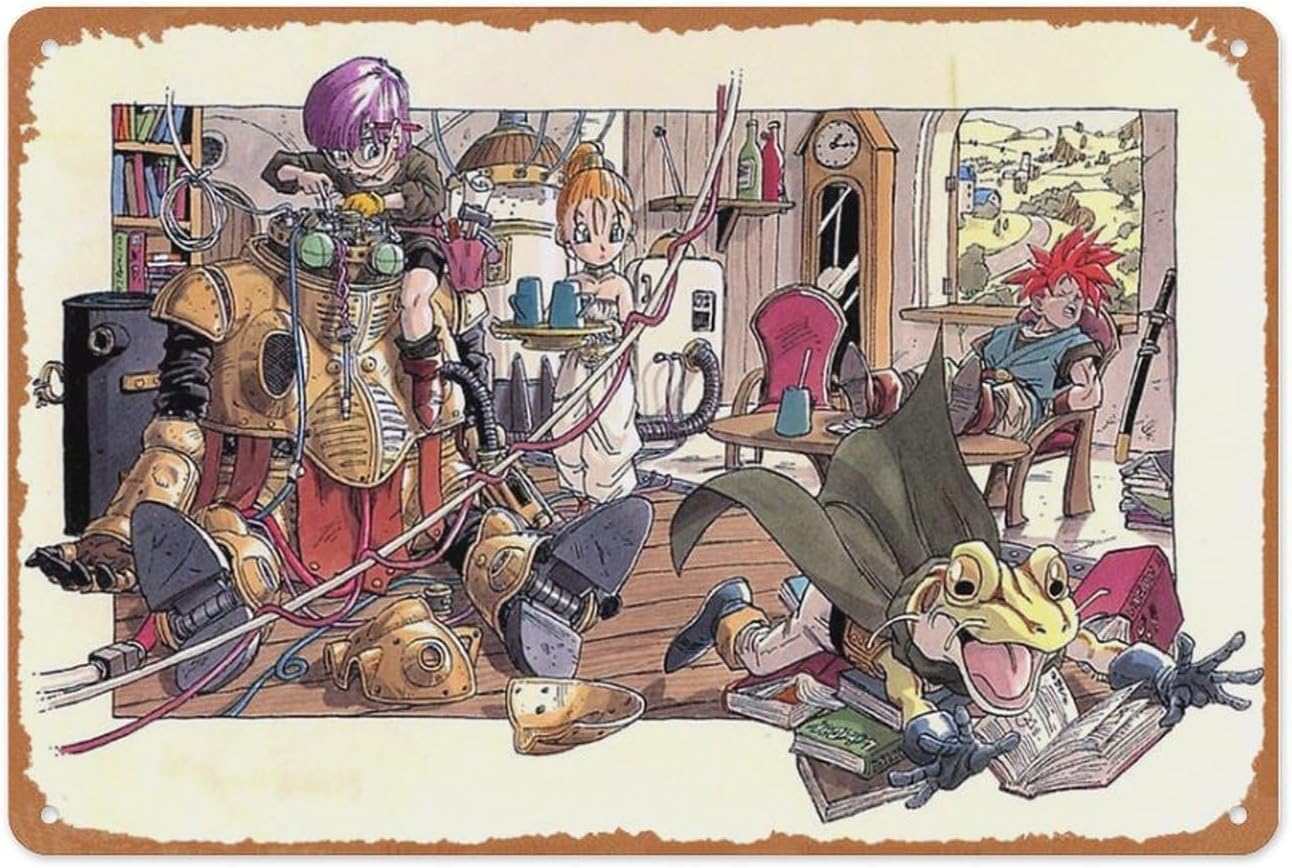 Retro Gaming Games - Tanda Logam Game Retro - Seni