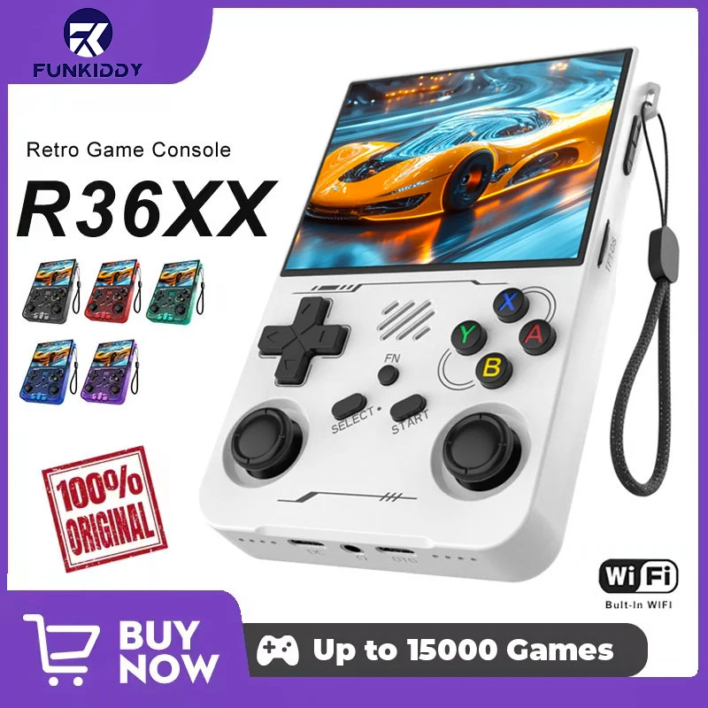Retro Gaming Linux - Konsol Game FUNKIDDY R36XX ARKOS WIFI