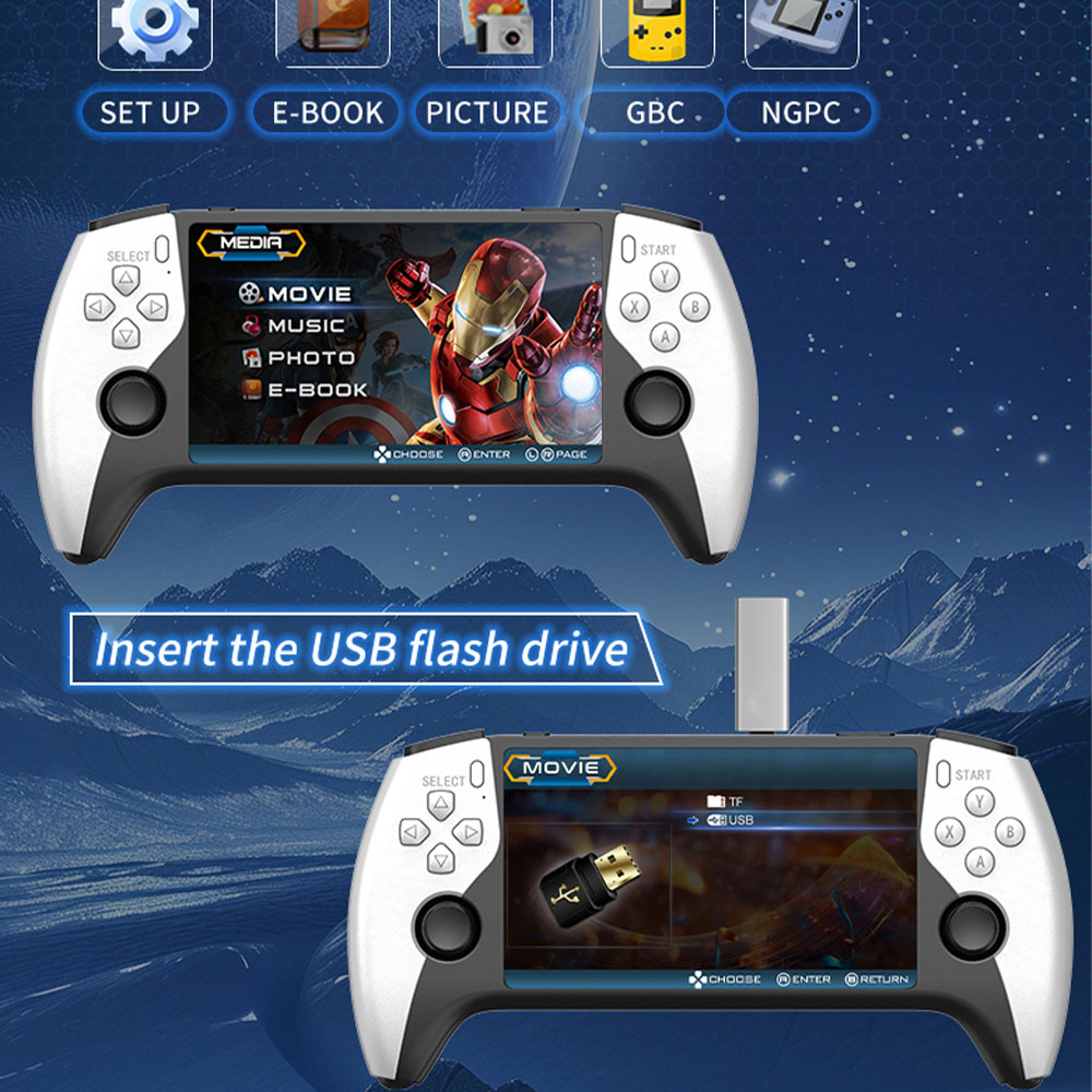 Konsol Game Genggam 2026 New S - Retro Gaming Emulator Console ulasan dan harga