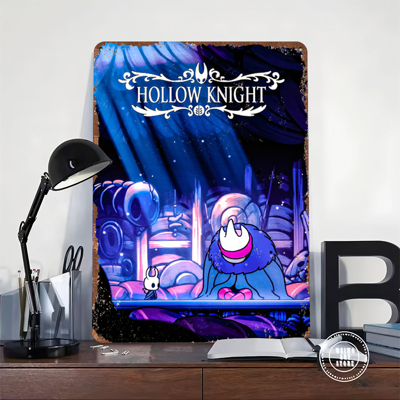 Poster Cetak Seni Game Hollow  - Retro Knight Gaming ulasan dan harga