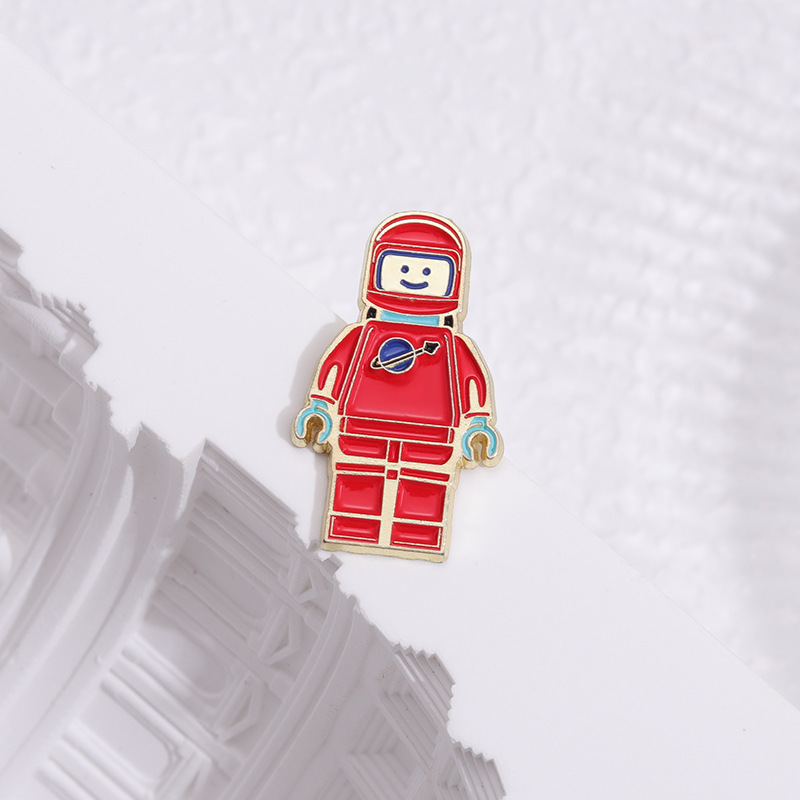 Pin Bros Enamel Astronot Lego  - Retro Gaming Expo ulasan dan harga