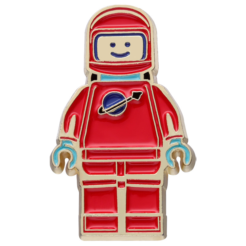 Pin Bros Enamel Astronot Lego  - Retro Gaming Expo ulasan dan harga