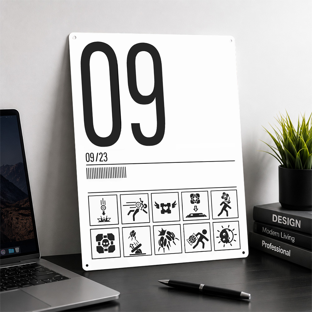 Poster Panduan Prestasi Portal - Retro Gaming Guide ulasan dan harga