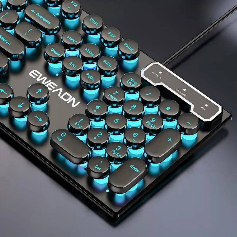 Set Keyboard dan Mouse Retro P - Retro Pc Gaming ulasan dan harga