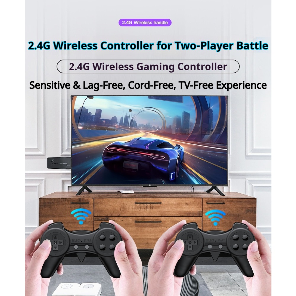 Konsol Game Stick Retro 4K Por - Retro Gaming Stick ulasan dan harga
