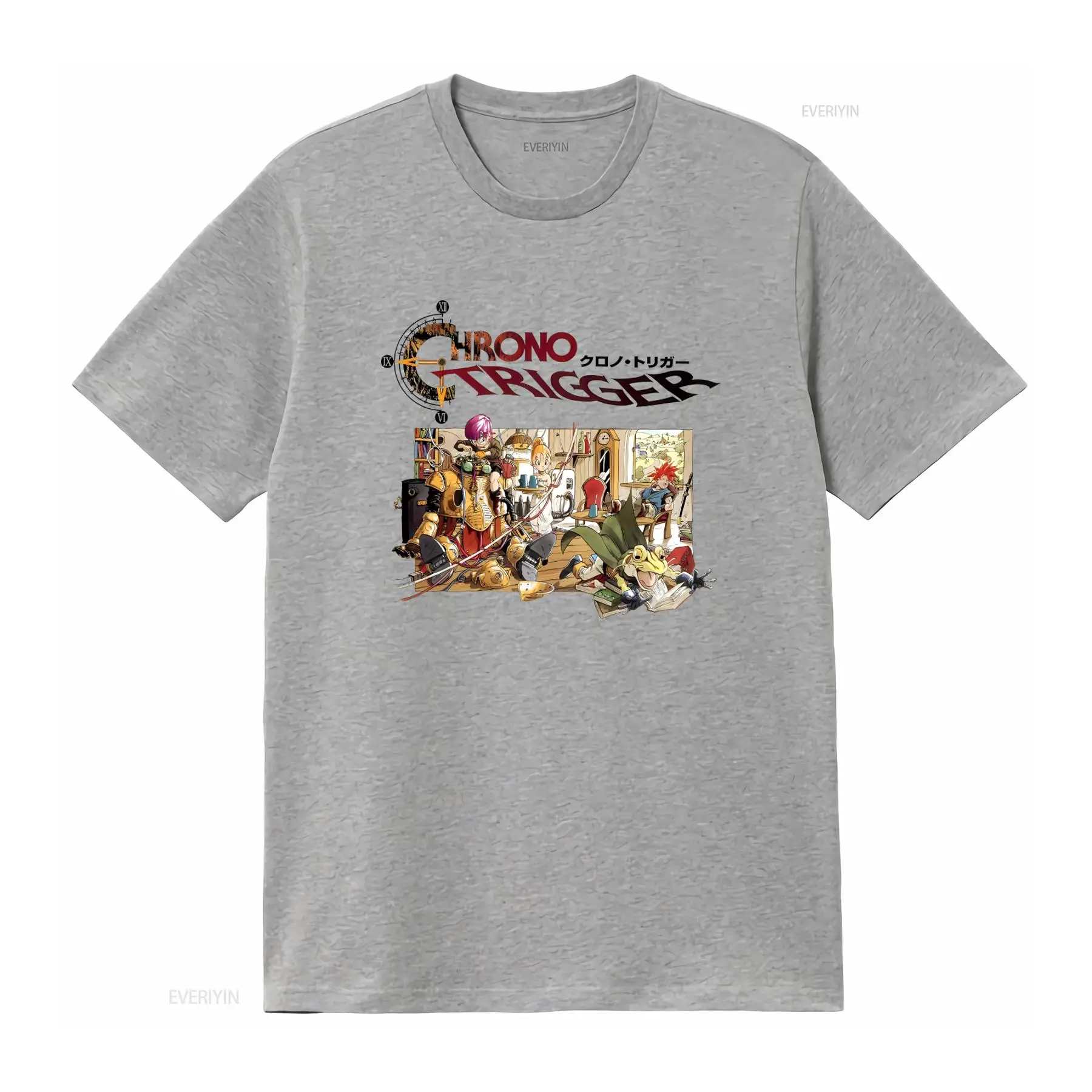 Kaos Logo Video Game Chrono Tr - Retro Gaming Games ulasan dan harga