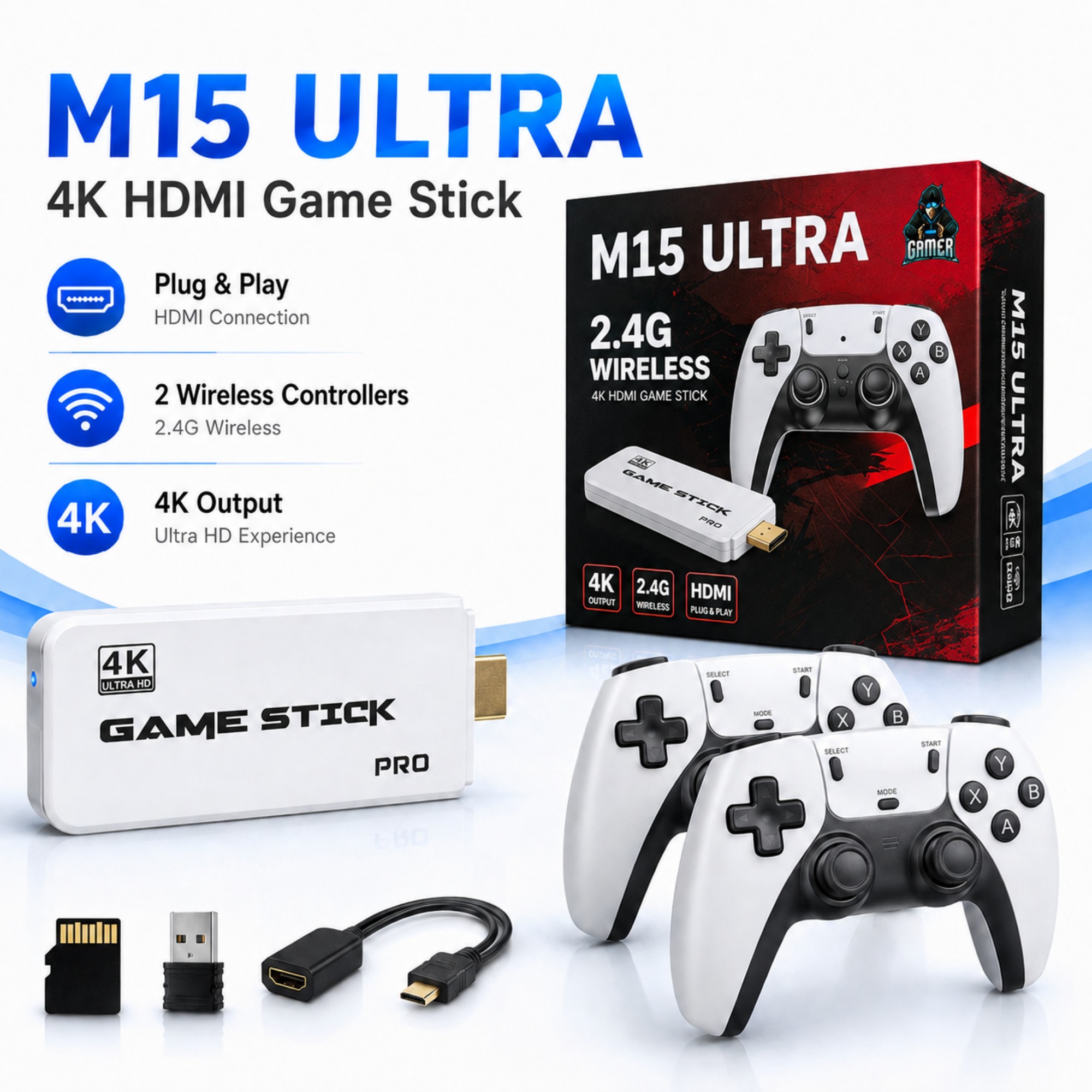 Konsol Game Retro Game Stick M - Retro Gaming Stick ulasan dan harga