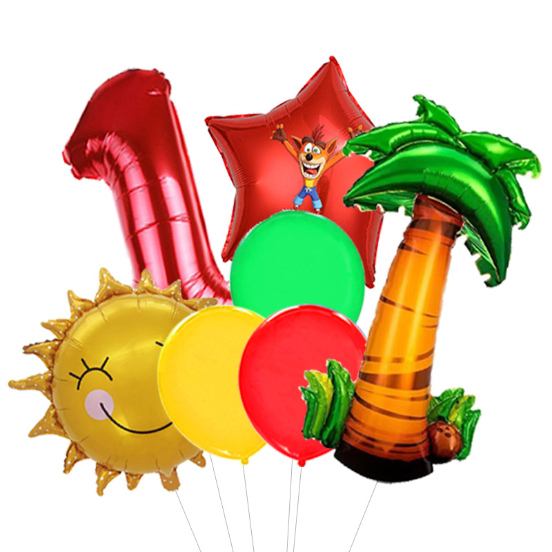 Balon Foil Aluminium Crash Ban - Retro Gaming Games ulasan dan harga