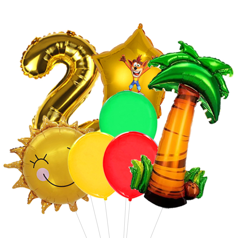 Balon Foil Aluminium Crash Ban - Retro Gaming Games ulasan dan harga