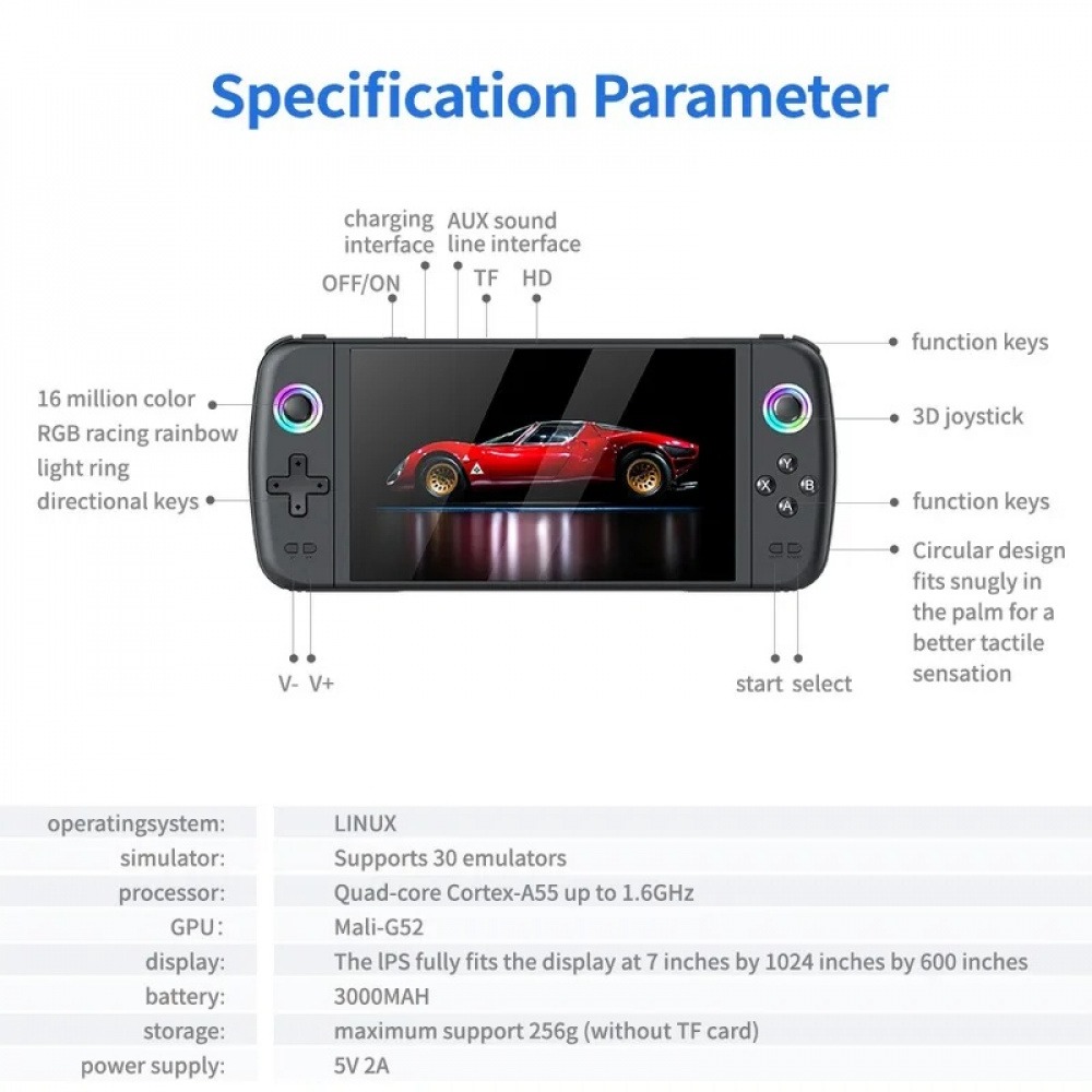 Konsol Game Genggam M27 Layar  - Console Retro Gaming Portable ulasan dan harga