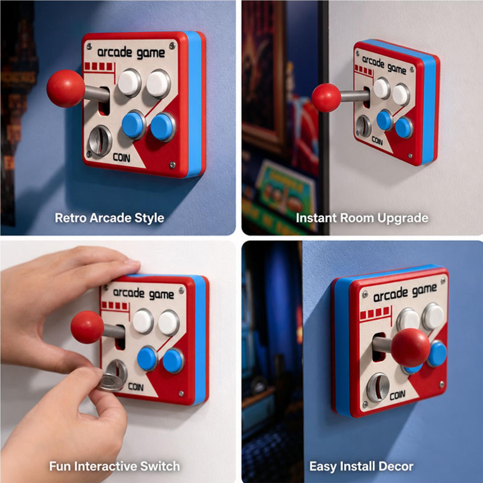 Penutup Sakelar Lampu Game Ret - Retro Gaming Expo ulasan dan harga