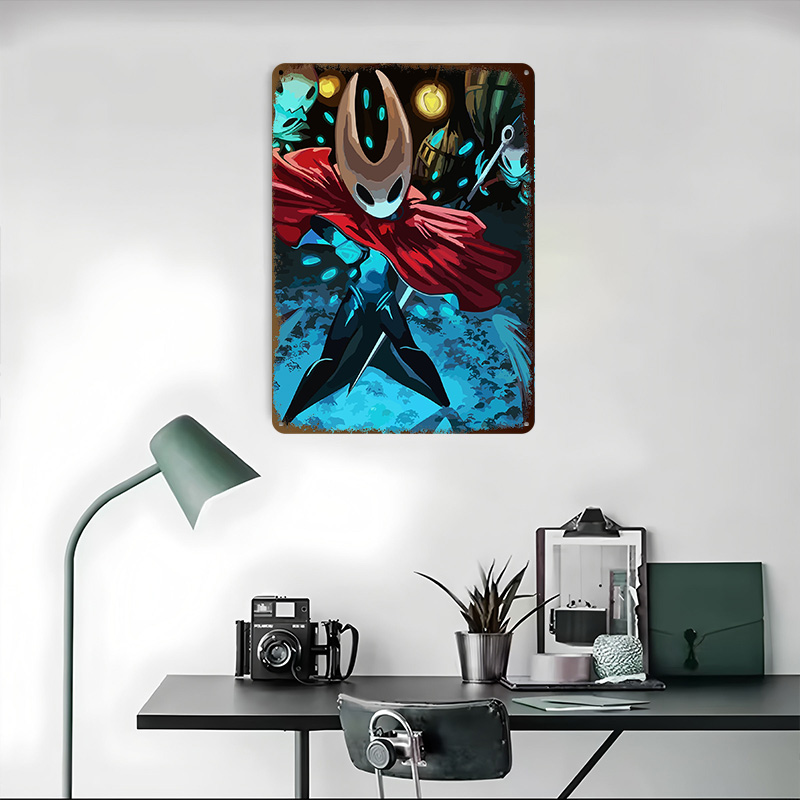 Poster Timah Game Hollow Knigh - Retro Knight Gaming ulasan dan harga
