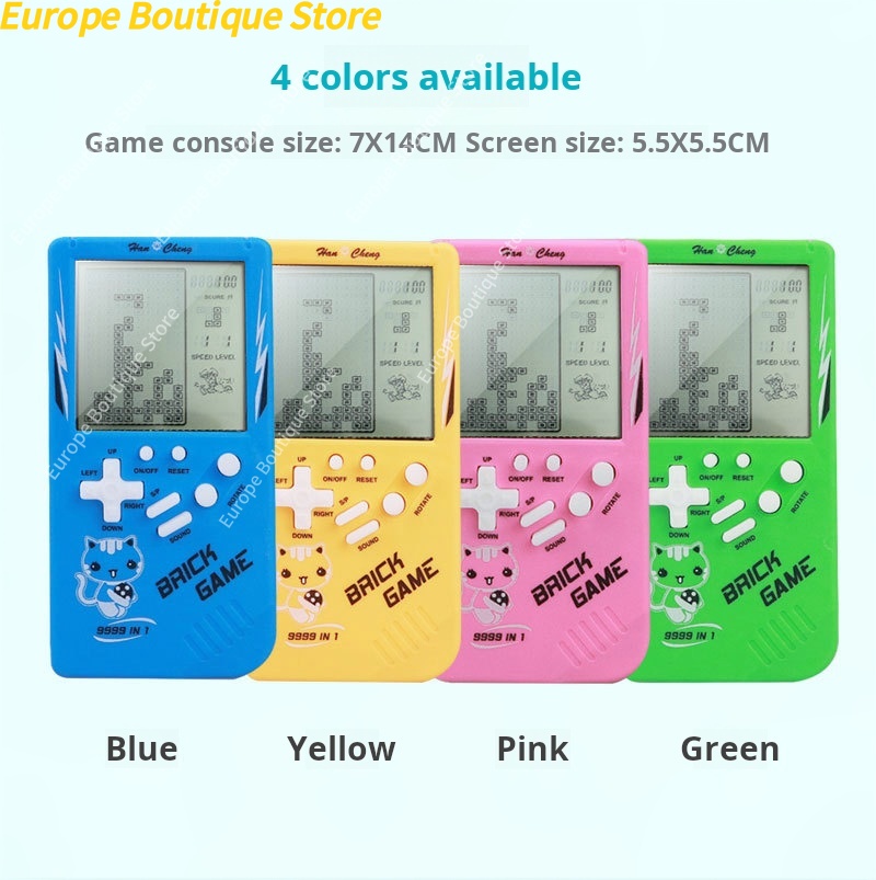Konsol Game Genggam Layar Besa - Retro Gaming Console Lego ulasan dan harga