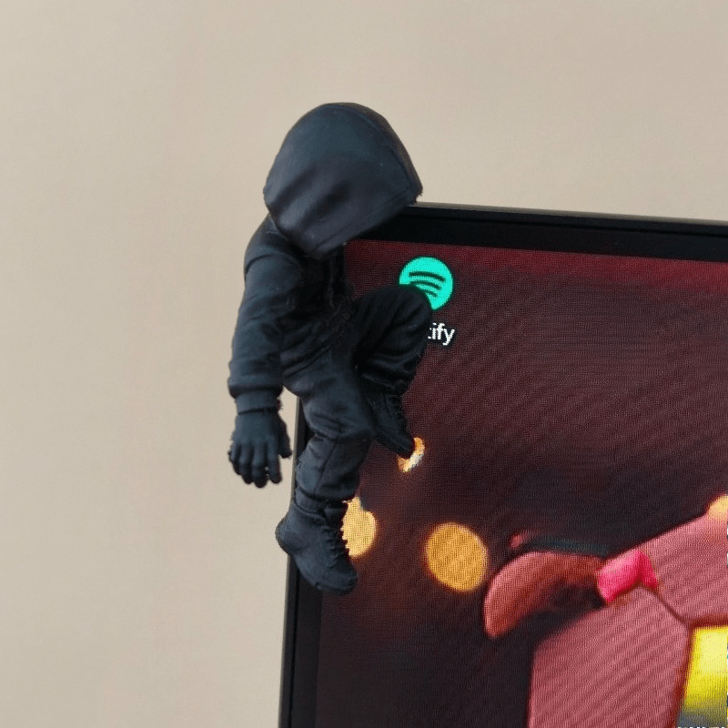 Patung Mini Alien Hoodie Climb - Retro Gaming Room ulasan dan harga