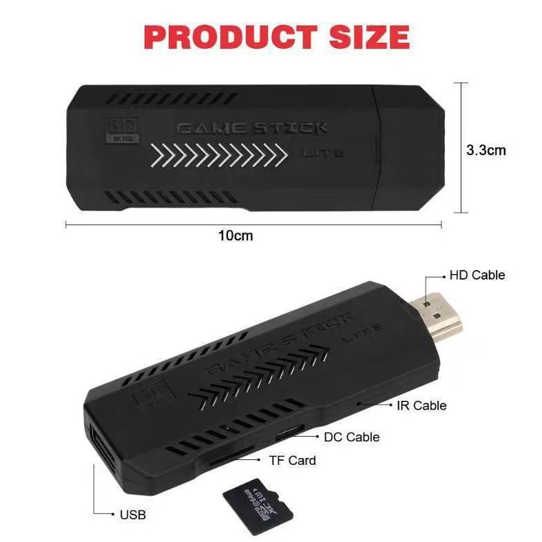 Konsol Video Game Retro X2 2.4 - Retro Gaming Stick ulasan dan harga
