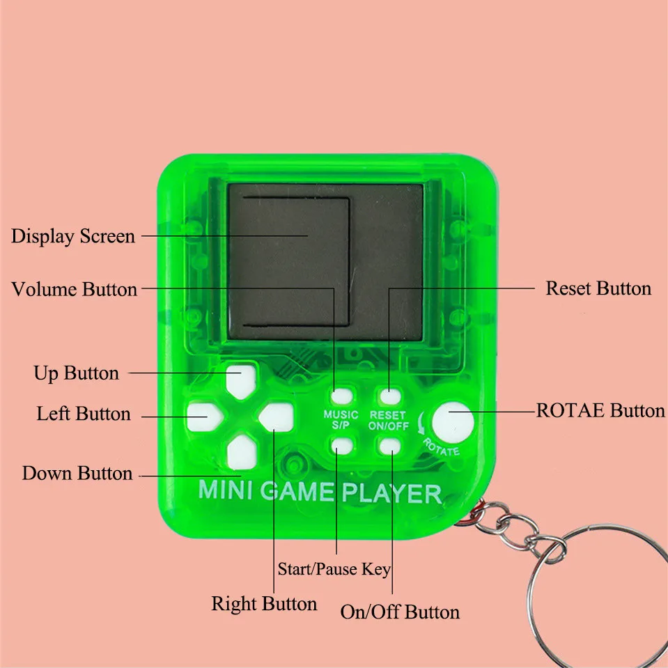 Pemain Game Genggam Mini Retro - Retro Gaming Console Lego ulasan dan harga