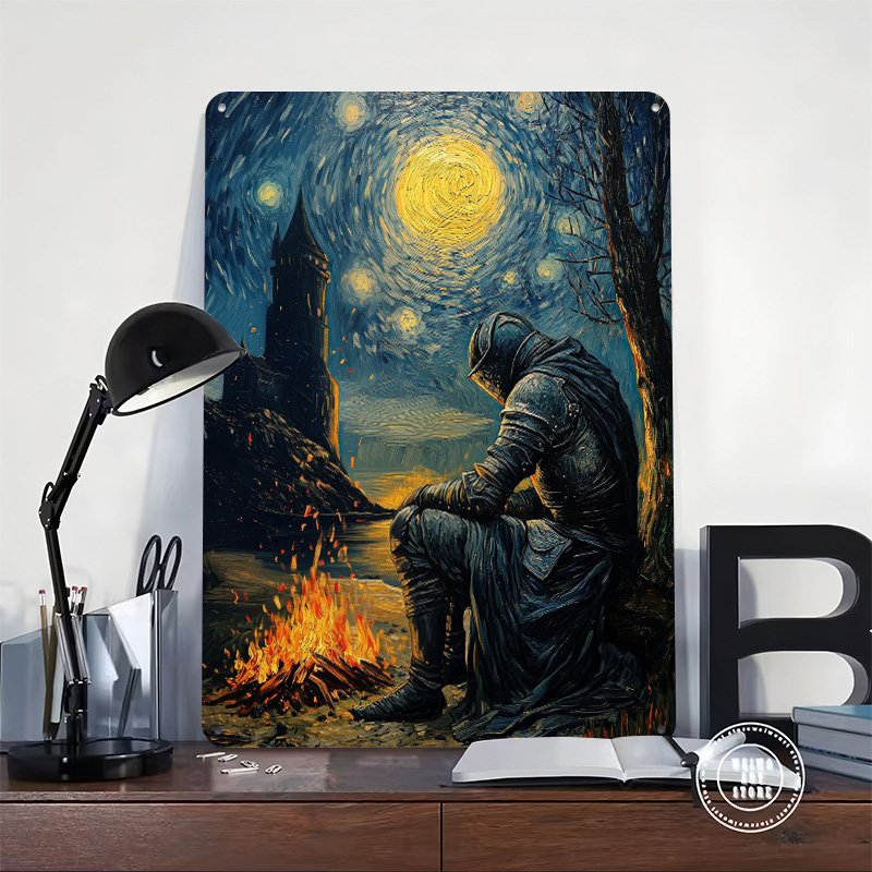 Poster Plakat Timah Knight By  - Retro Knight Gaming ulasan dan harga