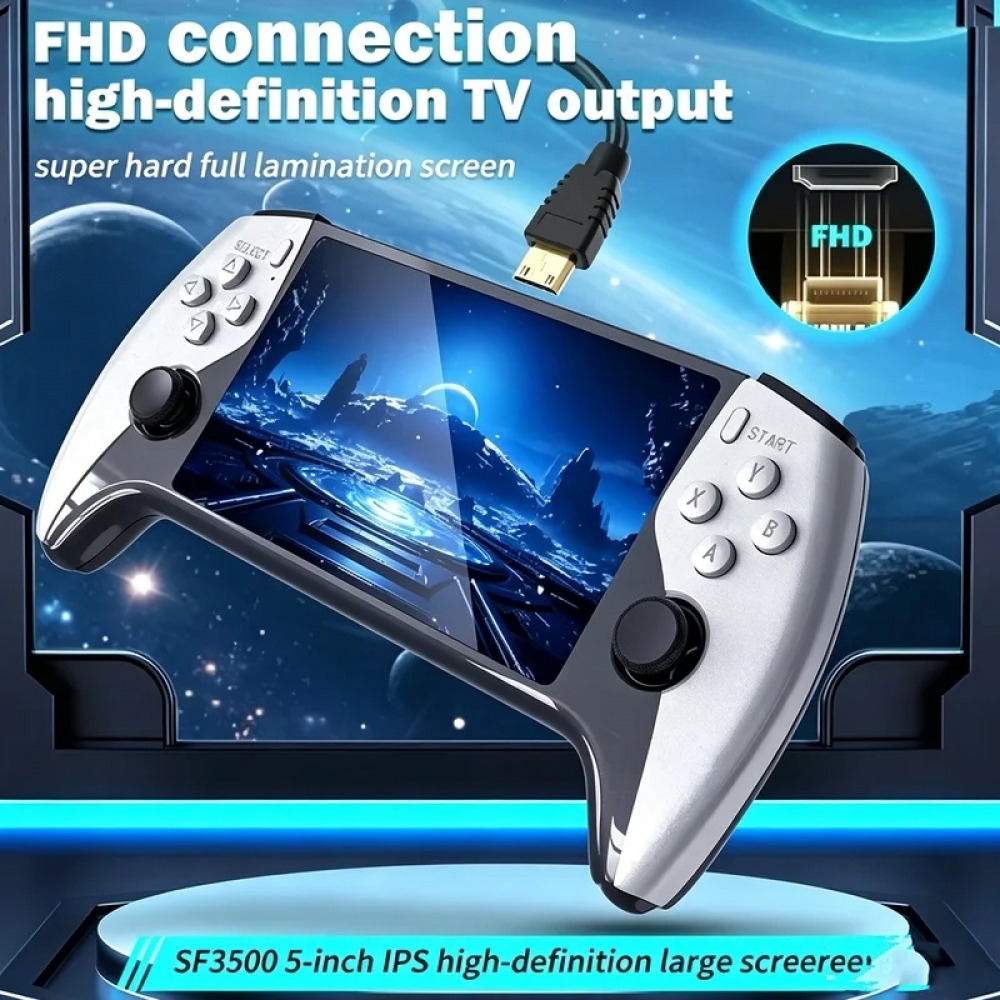 SF3500 Konsol Game Genggam 5 i - Retro Gaming Emulator Console ulasan dan harga